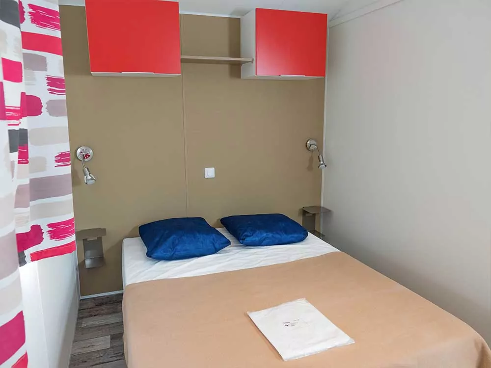 Chambre enfants du mobil-home Famille camping Les Pérouses