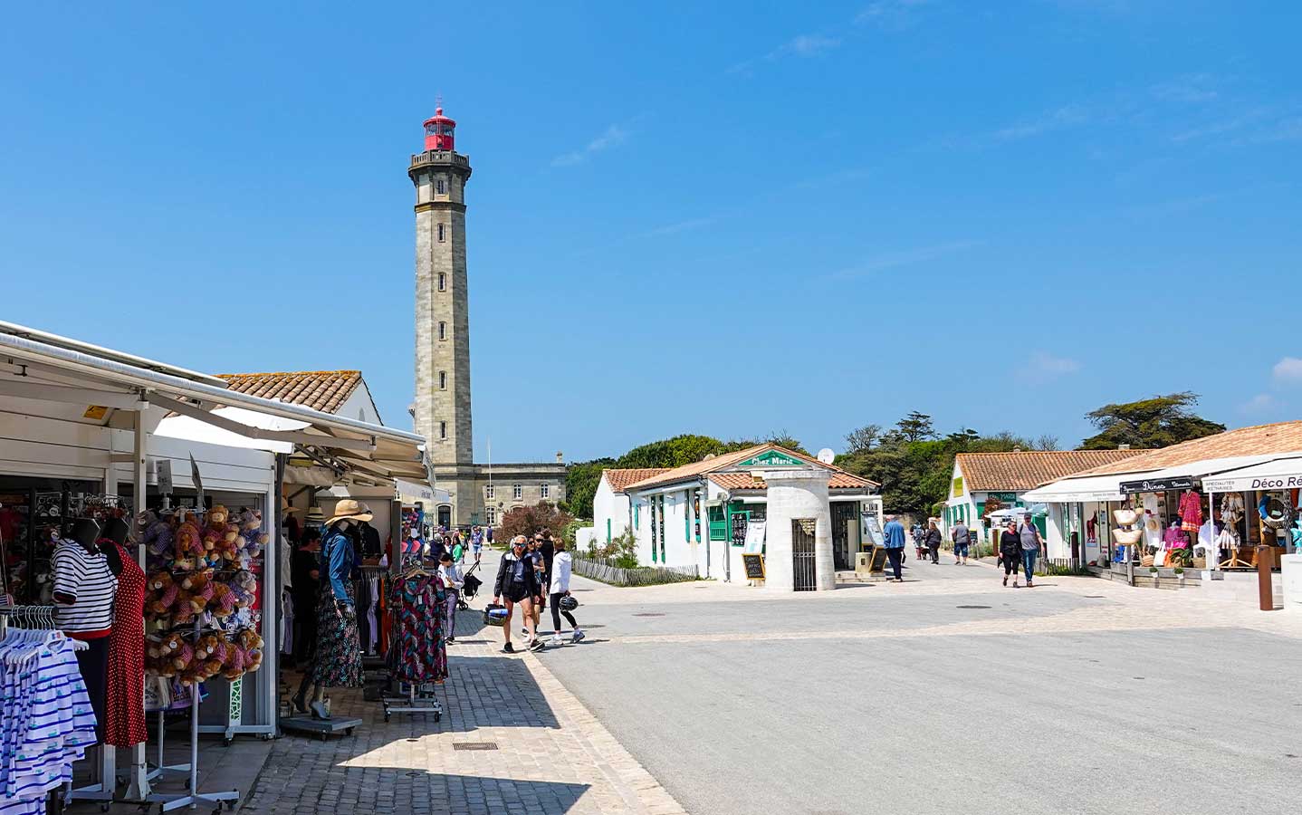 Village de Saint-Clément-des-Baleines sur l'île de Ré