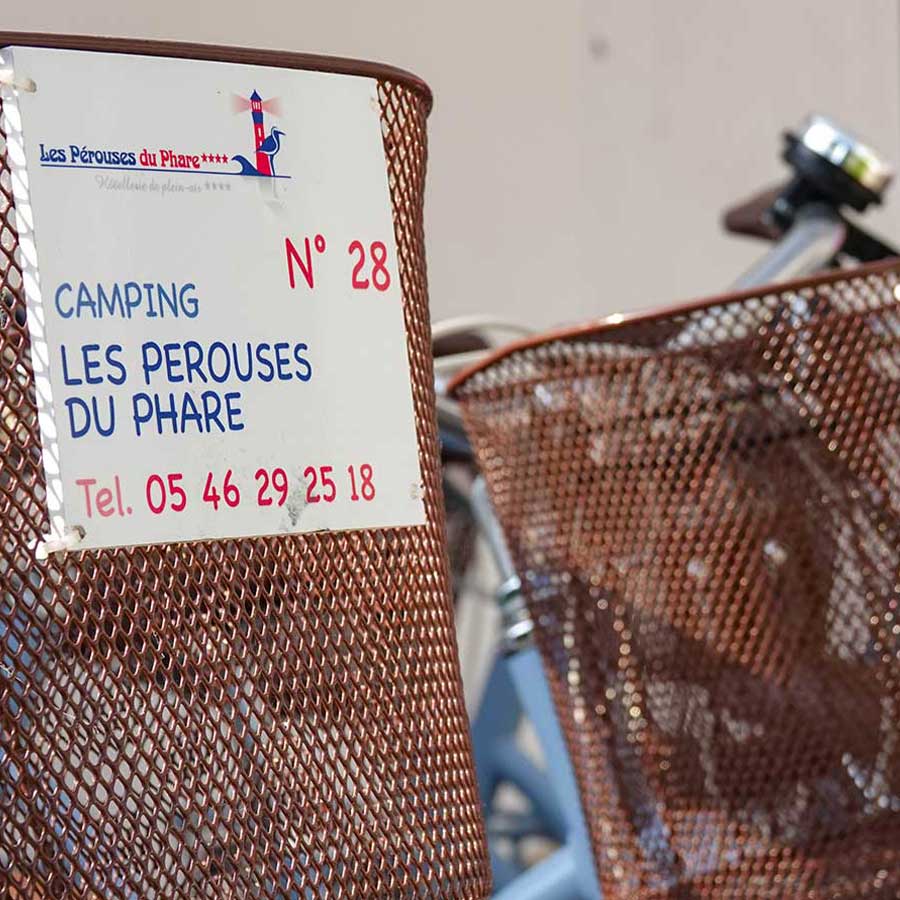 Piste cyclable sur l'île de Ré au printemps, près du Camping Les Pérouses